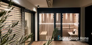zabudovaná sauna
