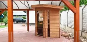 Exteriérpvá sauna na základe individuálnych rozmerov Exteriérpvá sauna na základe individuálnych rozmerov