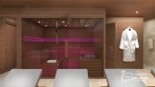 Sauna wellness v záhrade