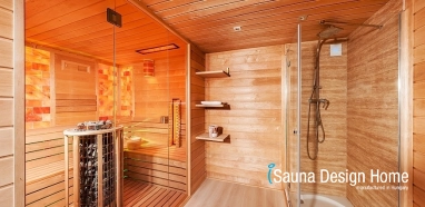 Komfortný sauna dom so sprchou