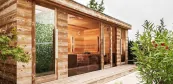 Stavba komfortného sauna domčeka Stavba komfortného sauna domčeka