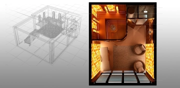 Wellness sauna domček s himalájskou soľnou terapiou