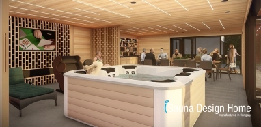 realizácia sauna domu z masívného dreva