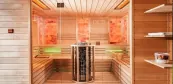 Fínska sauna a infra sauna v jednom