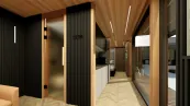Interiér wellness domu