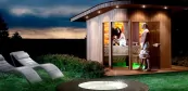 Klasická exteriérová sauna Klasická exteriérová sauna