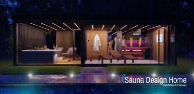 záhradný wellness sauna dom