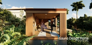 Externá sauna jóga