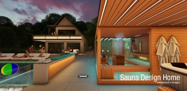 Moderný sauna dom Bratislava