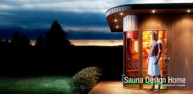 Exteriérová kabinovaná sauna Exteriérová kabinovaná sauna