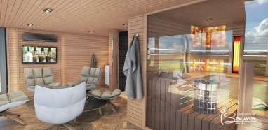 Kombi sauna so solnou terapiou