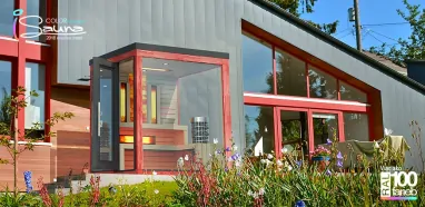 Exteriérová kombinovaná sauna Exteriérová kombinovaná sauna