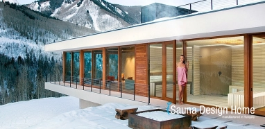 Saunový domček wellness v lyžiarskom raji