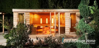 Wellness vonkajšia sauna Wellness vonkajšia sauna