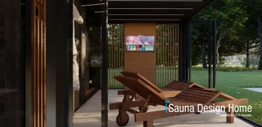 exkluzívny sauna dom na mieru