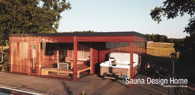 Sauna dom na mieru a vírívka Sauna dom na mieru a vírívka
