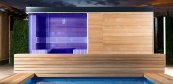 Moderný fínsky saunový dom