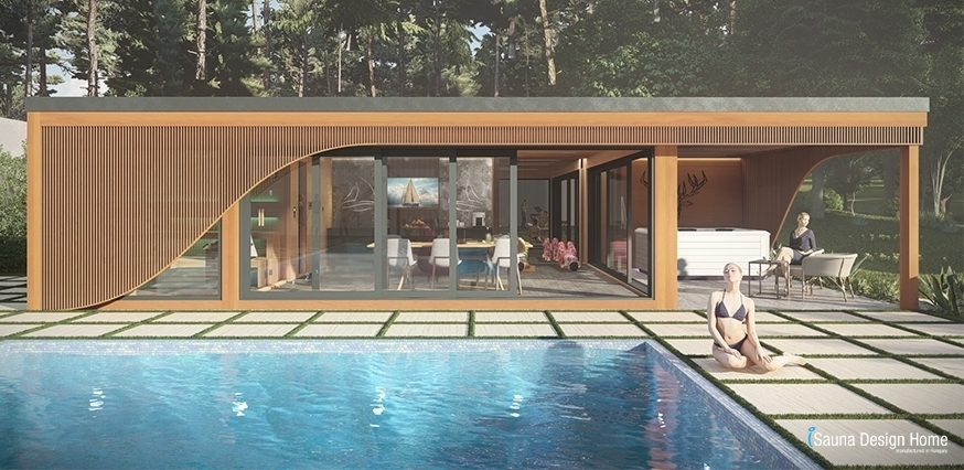 prémiový wellness saunový dom doma