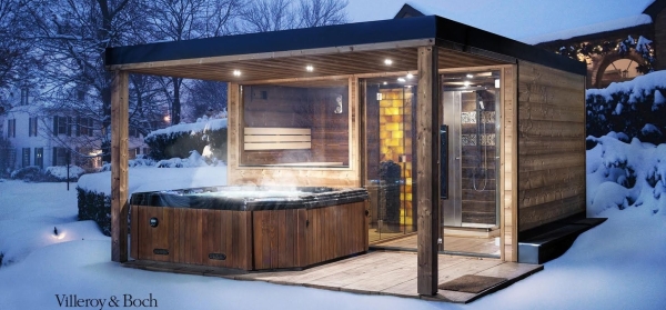 Sauna dom s vírivkou