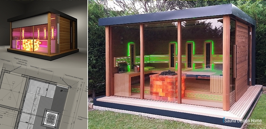 Saunový dom premiovej kvality, stavba sauny na mieru