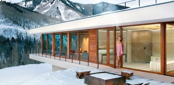 Saunový domček wellness v lyžiarskom raji