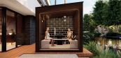 stavba sauny - moderná sauna 